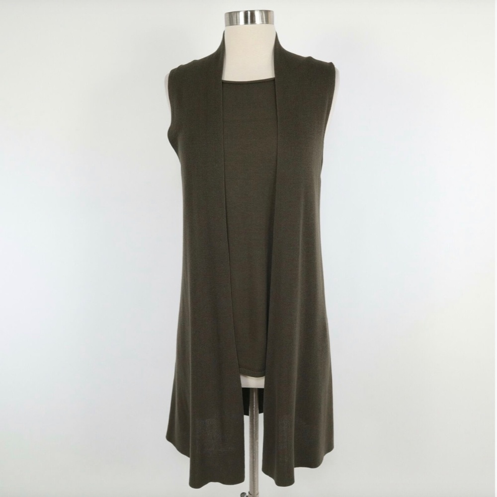 Eileen Fisher Long Sweater Vest